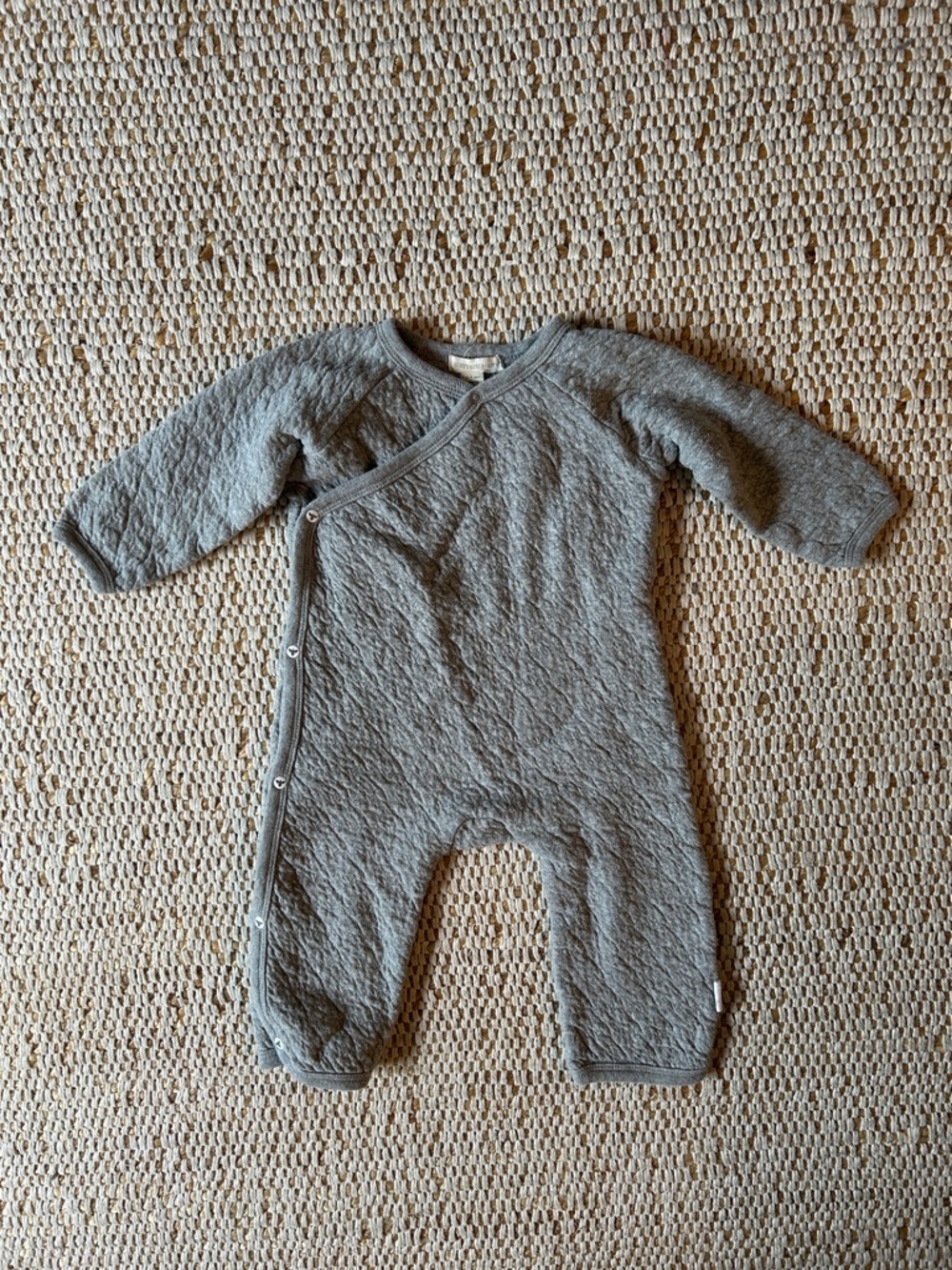 Burt’s Bees Baby organic cotton quilted romper